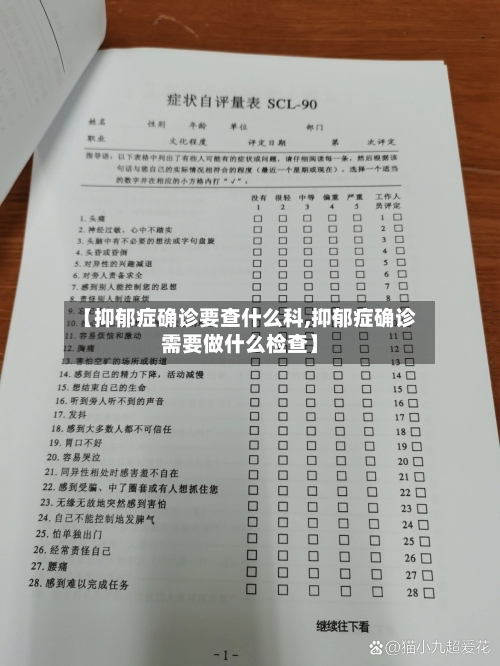 【抑郁症确诊要查什么科,抑郁症确诊需要做什么检查】