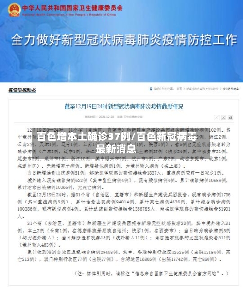 百色增本土确诊37例/百色新冠病毒最新消息