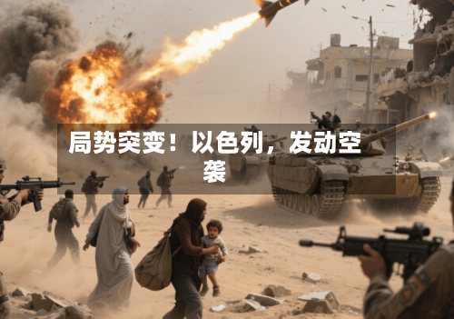 局势突变!以色列,发动空袭
