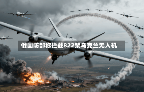 俄国防部称拦截822架乌克兰无人机