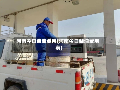 河南今日柴油费用(河南今日柴油费用表)