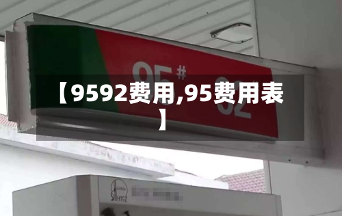 【9592费用,95费用表】