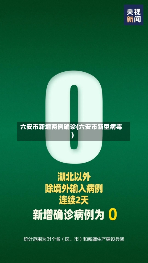 六安市新增两例确诊(六安市新型病毒)