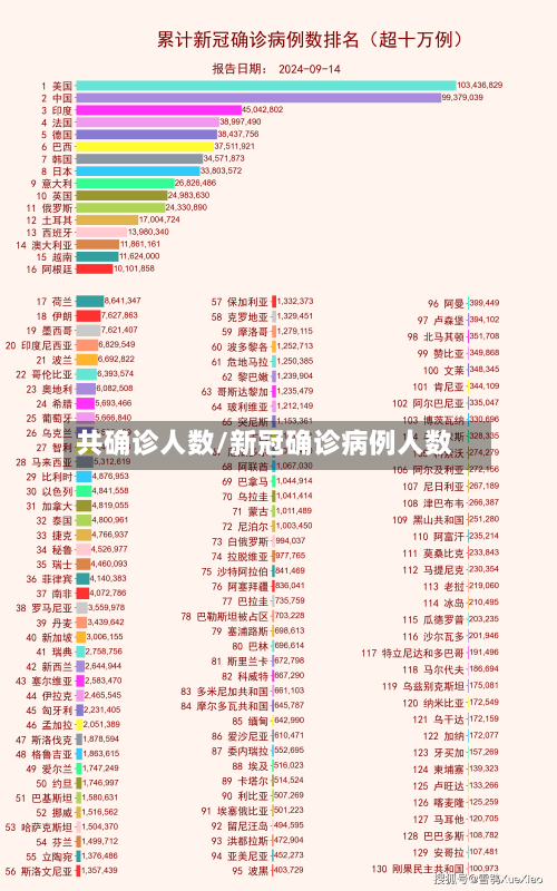 共确诊人数/新冠确诊病例人数