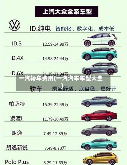 一汽轿车费用(一汽汽车车型大全)-第2张图片