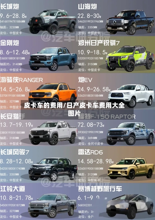 皮卡车的费用/日产皮卡车费用大全图片