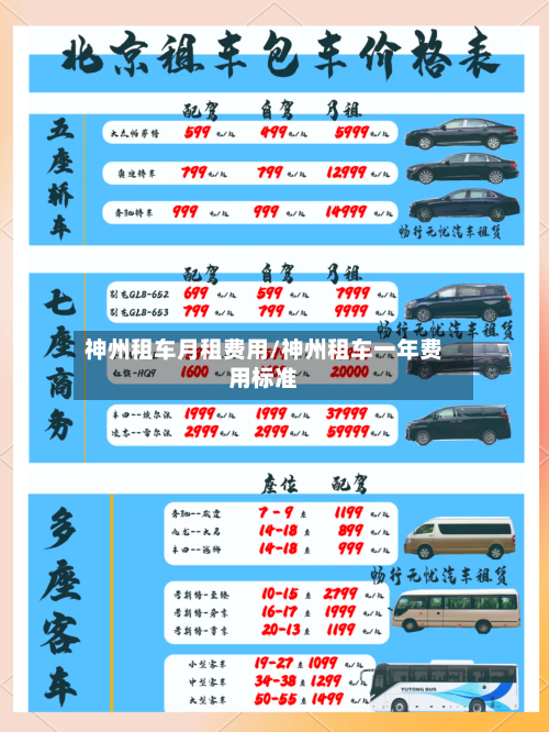 神州租车月租费用/神州租车一年费用标准