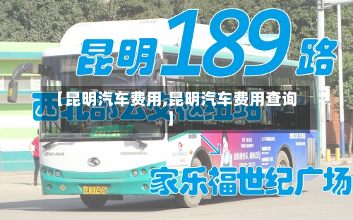 【昆明汽车费用,昆明汽车费用查询】-第2张图片