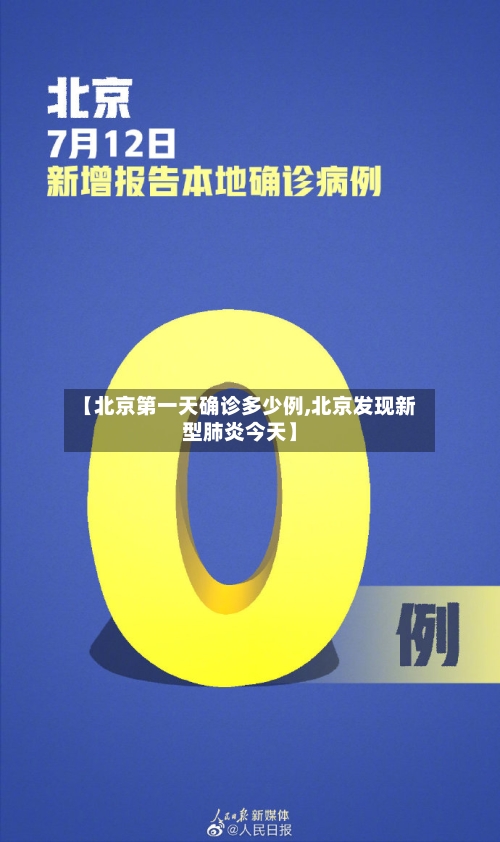 【北京第一天确诊多少例,北京发现新型肺炎今天】-第2张图片