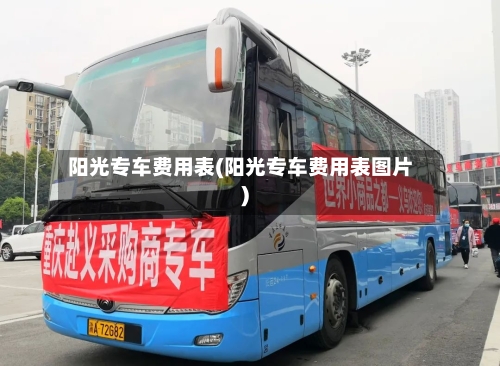 阳光专车费用表(阳光专车费用表图片)