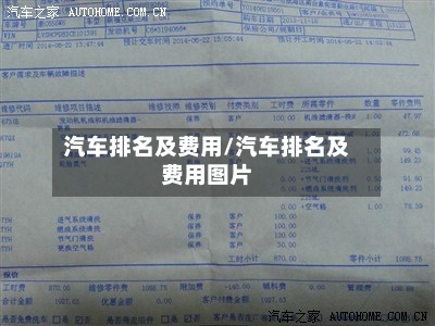 汽车排名及费用/汽车排名及费用图片-第3张图片