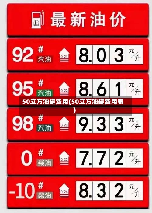 50立方油罐费用(50立方油罐费用表)