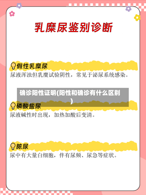 确诊阳性证明(阳性和确诊有什么区别)-第2张图片