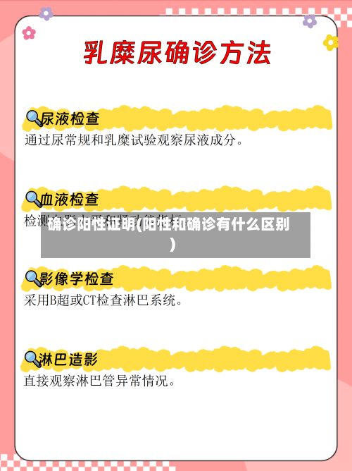 确诊阳性证明(阳性和确诊有什么区别)-第1张图片