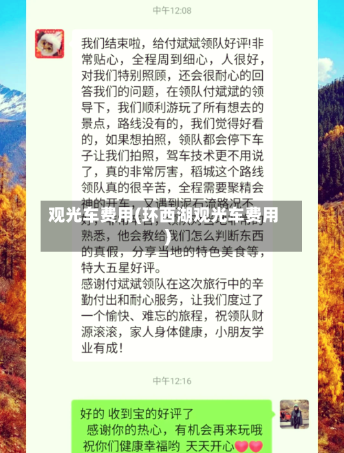 观光车费用(环西湖观光车费用)-第2张图片