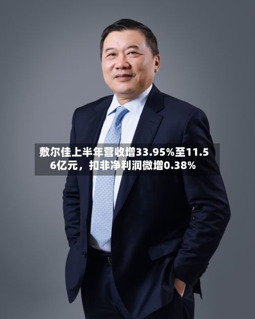 敷尔佳上半年营收增33.95%至11.56亿元	，扣非净利润微增0.38%-第1张图片