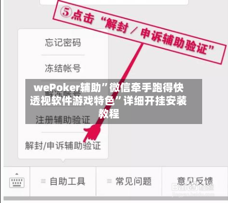wePoker辅助”微信牵手跑得快透视软件游戏特色”详细开挂安装教程-第2张图片