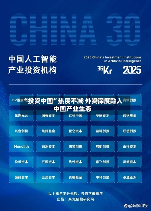 “投资中国”热度不减 外资深度融入中国产业生态-第2张图片