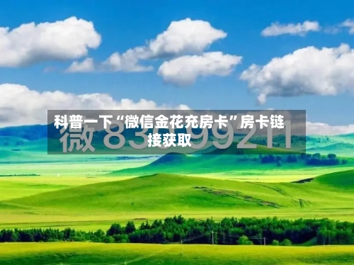 科普一下“微信金花充房卡”房卡链接获取-第3张图片