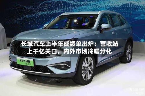 长城汽车上半年成绩单出炉：营收站上千亿关口，内外市场冷暖分化-第3张图片