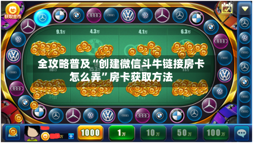 全攻略普及“创建微信斗牛链接房卡怎么弄”房卡获取方法-第2张图片