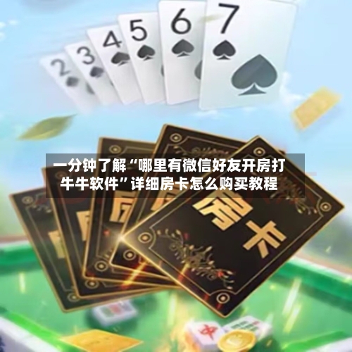 一分钟了解“哪里有微信好友开房打牛牛软件”详细房卡怎么购买教程-第2张图片