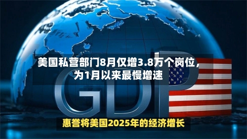 美国私营部门8月仅增3.8万个岗位，为1月以来最慢增速-第2张图片