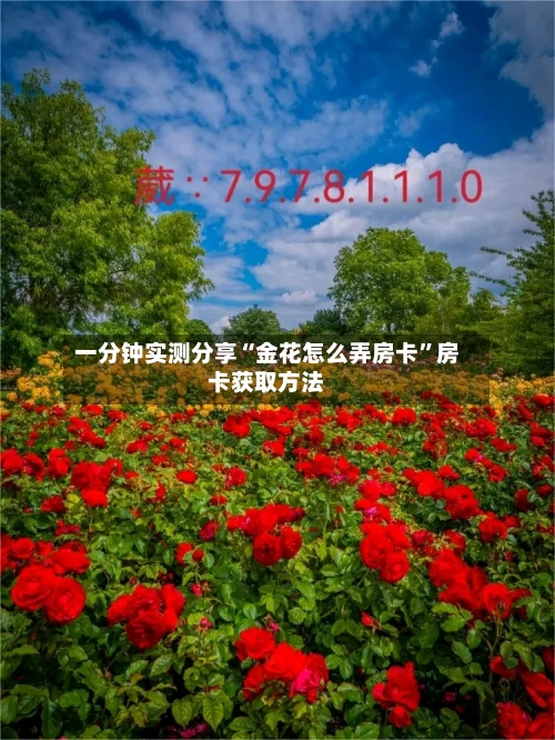一分钟实测分享“金花怎么弄房卡”房卡获取方法-第2张图片