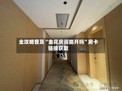 全攻略普及“金花房间能开吗”房卡链接获取-第2张图片