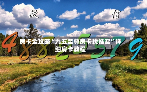 房卡全攻略“九五至尊房卡找谁买”详细房卡教程-第2张图片