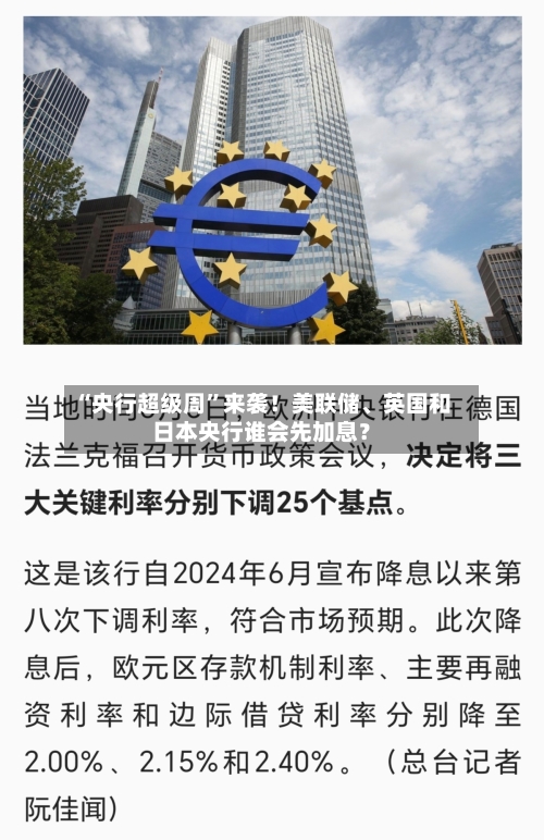 “央行超级周”来袭！美联储、英国和日本央行谁会先加息？-第3张图片