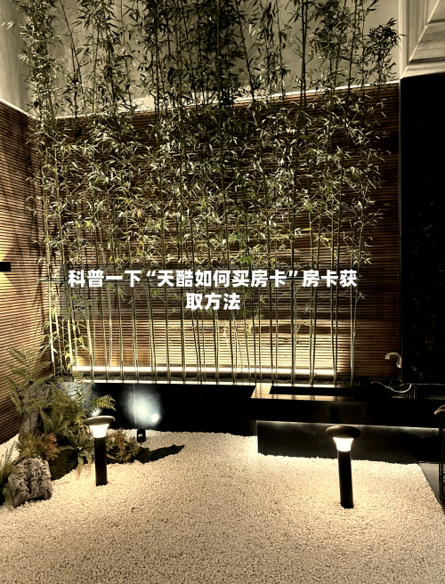 科普一下“天酷如何买房卡”房卡获取方法-第3张图片