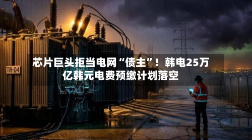 芯片巨头拒当电网“债主”！韩电25万亿韩元电费预缴计划落空-第2张图片