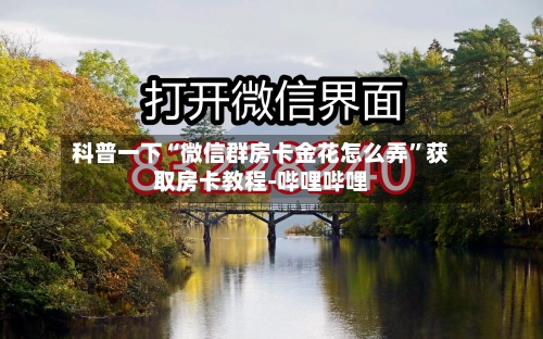 科普一下“微信群房卡金花怎么弄”获取房卡教程-哔哩哔哩-第3张图片