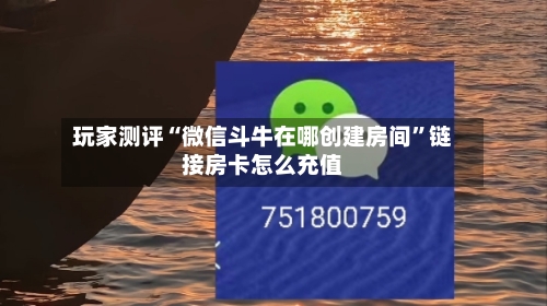 玩家测评“微信斗牛在哪创建房间”链接房卡怎么充值-第3张图片