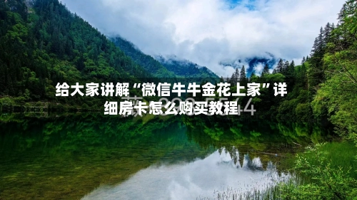 给大家讲解“微信牛牛金花上家”详细房卡怎么购买教程-第2张图片