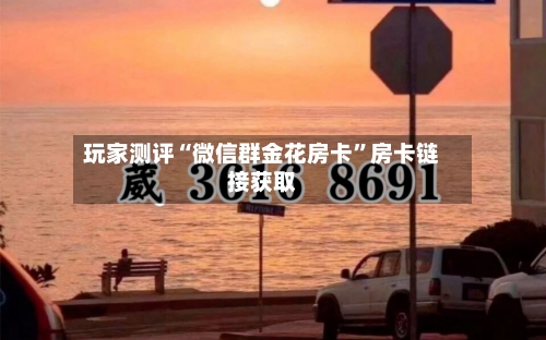 玩家测评“微信群金花房卡”房卡链接获取-第2张图片