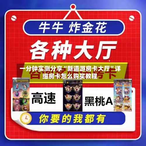 一分钟实测分享“新道游房卡大厅	”详细房卡怎么购买教程-第2张图片