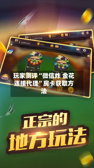 玩家测评“微信炸 金花连接代理”房卡获取方法-第3张图片