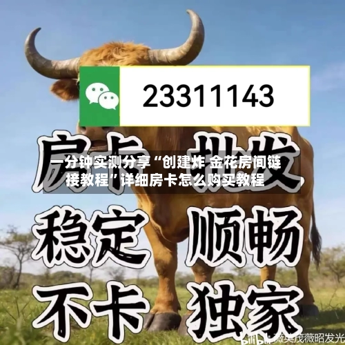 一分钟实测分享“创建炸 金花房间链接教程”详细房卡怎么购买教程-第3张图片