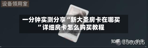 一分钟实测分享“新大圣房卡在哪买	”详细房卡怎么购买教程-第3张图片