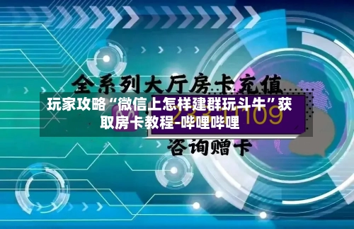 玩家攻略“微信上怎样建群玩斗牛	”获取房卡教程-哔哩哔哩-第3张图片