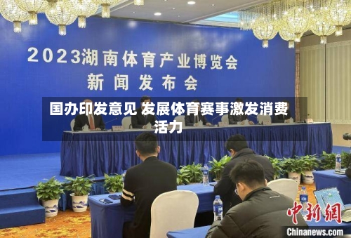 国办印发意见 发展体育赛事激发消费活力