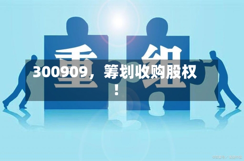 300909，筹划收购股权！