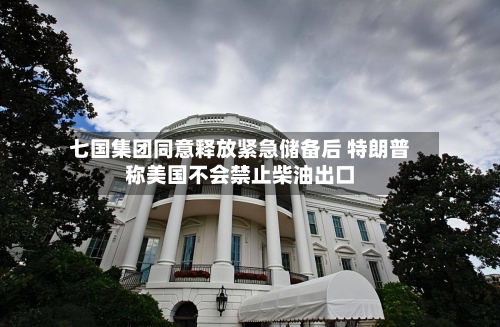 七国集团同意释放紧急储备后 特朗普称美国不会禁止柴油出口