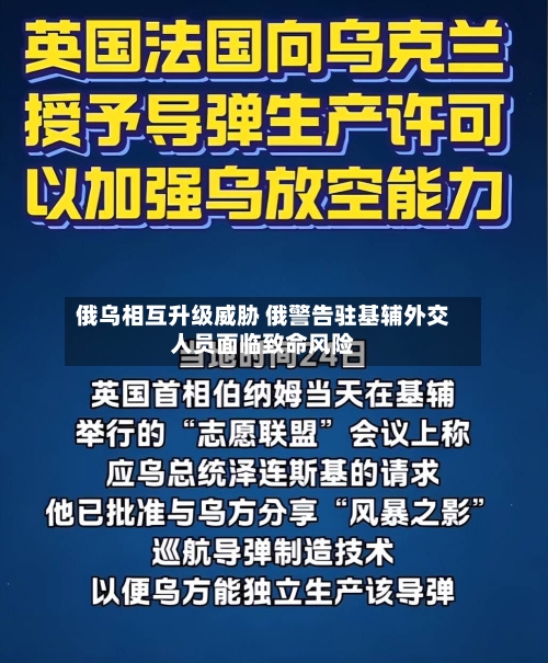 俄乌相互升级威胁 俄警告驻基辅外交人员面临致命风险