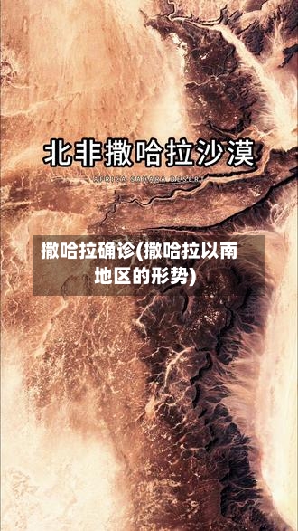 撒哈拉确诊(撒哈拉以南地区的形势)-第3张图片