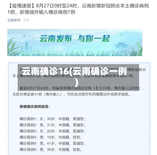 云南确诊16(云南确诊一例)-第2张图片