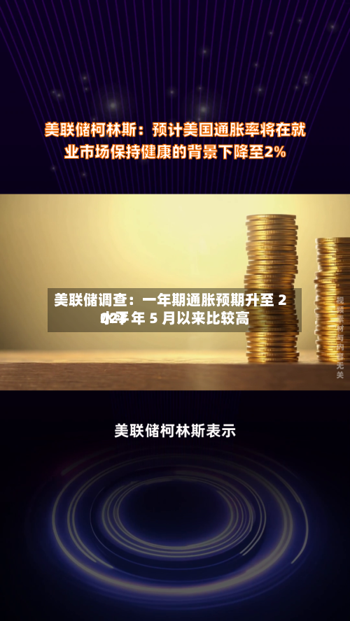 美联储调查：一年期通胀预期升至 2023 年 5 月以来比较高水平-第3张图片