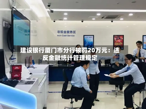 建设银行厦门市分行被罚20万元:违反金融统计管理规定